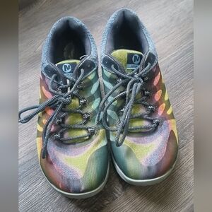 Merrell Antora 2 Rainbow Athletic Shoes Hiking Sneakers Vibram Trainers Size 8.5